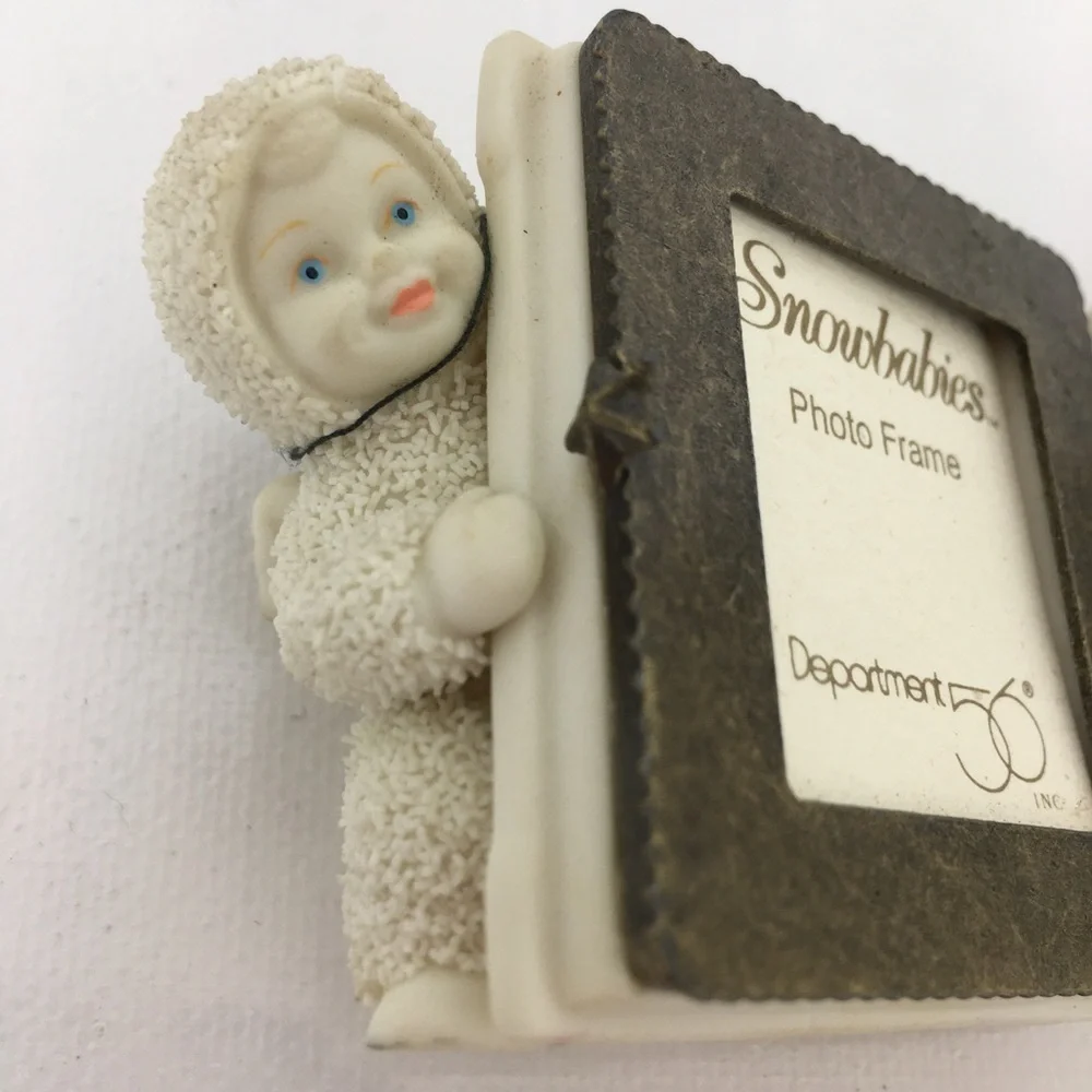 Department 56 Baby's First Picture Frame Snowbaby Angel Miniature Box Frame